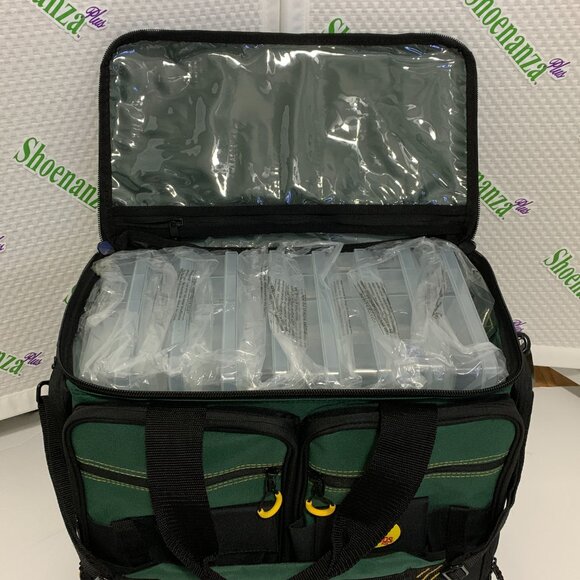 Bass Pro Shops Advanced Angler Pro Magnum Tackle Bag Carrier 8 3750 Plano Boxes - Picture 11 of 16